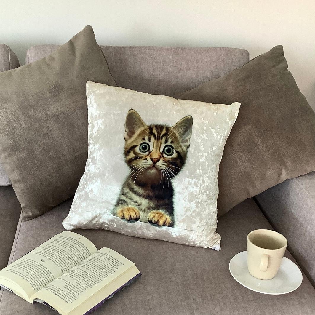 Cojín Gatito Chismoso - Tex Lovers Hub